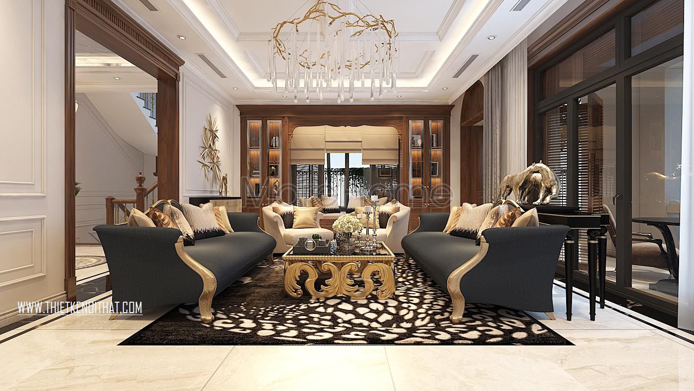 Thiết kế nội thất biệt thự Vinhomes GreenBay HL30 